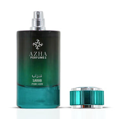Sarab For Him Eau De Parfum Spray 100ML (3.4 OZ) by Azha | A Fusion of Floral & Woody Notes, Crowned with the Richness of Ambergris.