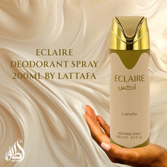 Eclaire Deodorant Spray 200ML (6.7 OZ) by Lattafa