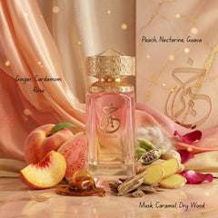 Khair Peach Delulu Eau de Parfum Spray 100ml (3.4 oz) by Paris Corner