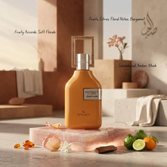 Sahebat Al Jamal Eau de Parfum spray by Ard Al Zaafaran, 100ml bottle with elegant design and floral fragrance.