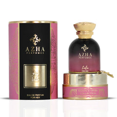 Lulu For Her Eau De Parfum Spray 100ML (3.4 OZ) by Azha | A Radiant Floral Bouquet, Wrapped in Soft Musk & Vanilla's Gentle Touch.