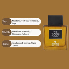 The Boss Pour Homme EDP Spray 100ML (3.4 OZ) by Bonanza Satrangi | Long Lasting, Refreshing, Floral, Woody, Luxurious Fragrance.