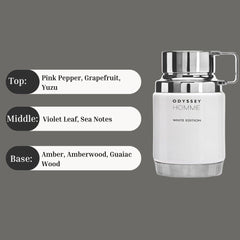 Odyssey Homme White Edition EDP Spray 60ML (2.02 OZ) by Armaf
