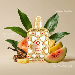 Royal Amber Eau de Parfum Spray 80ml (2.7 Oz) by Orientica