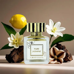 Pure Jasmine Eau de Parfum Spray 65ml (2.2 oz) by Flower Scents | Dew-Kissed Jasmine, Zested With Lemon, Softened by Musk