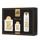 Peace & Love 3-Piece Perfume Gift Set by Lattafa Pride (Gift Set)