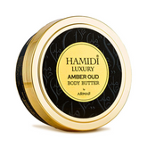 LUXURY AMBER OUD BODY BUTTER 250ML (8.4 OZ) By Hamidi | Ultra Moisturizing & Skin-Nourishing | For Men & Women.