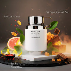 Odyssey Homme White Edition Eau de Parfum Spray 200ml (6.8 oz) by Armaf