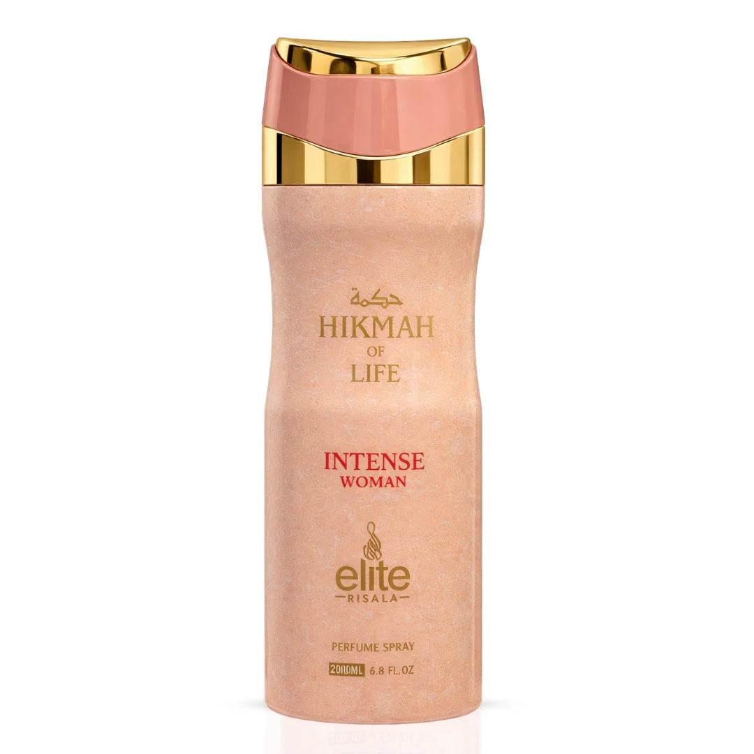 Hikmah Of Life Intense Women Body Spray 200ml (6.8 oz) by Elite Risala - Intense Oud