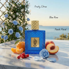 Zaan Blue Eau De Parfum Spray 100ml (3.4 oz) By Aura Fragrances - Intense Oud