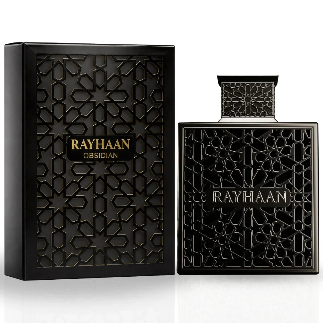 Rayhaan Obsidian Eau de Parfum Spray 100ml (3.4 oz) By Rayhaan - Intense Oud