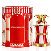 Paris Corner Show Magnifique Eau De Parfum spray 100ml, elegant bottle with floral and woody scent notes.