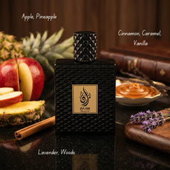 Zaan Black Eau De Parfum Spray 100ml (3.4 oz) By Aura Fragrances - Intense Oud