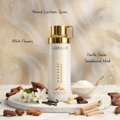 Armaf Odyssey Eau de Montagne perfumed body spray in 200ml bottle with sleek design and mountain-inspired branding.
