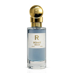 Rohit Breeze Eau de Parfum spray by Bharara, 75ml, with a sleek bottle design and elegant packaging.