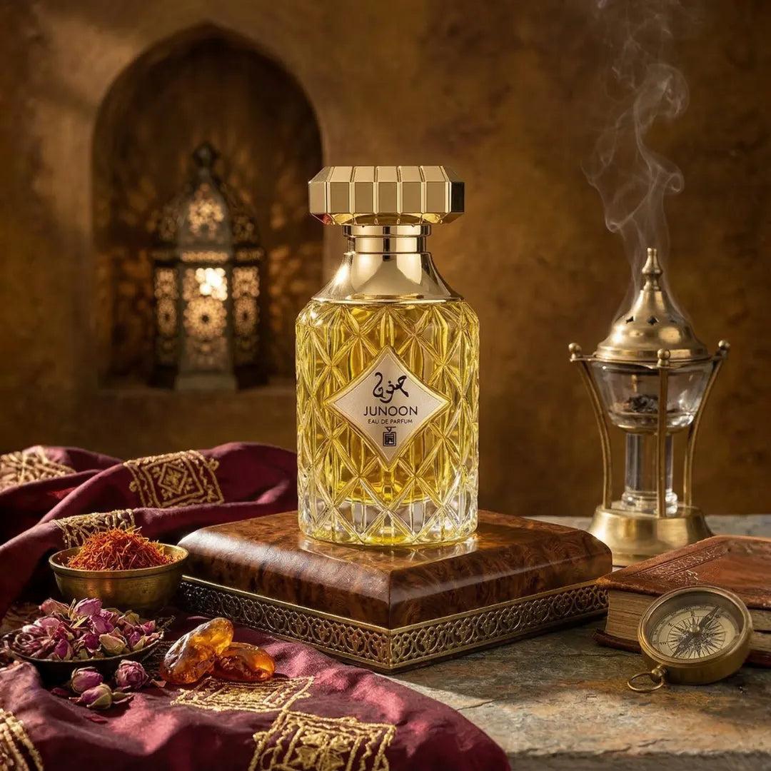 Junoon Desire Eau De Parfum Spray 100ml (3.4 oz) By Aura Fragrances - Intense Oud