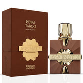 French Avenue Royal Taboo Extrait de Parfum spray, 100ml, elegant EDP bottle with luxurious design and floral accents.