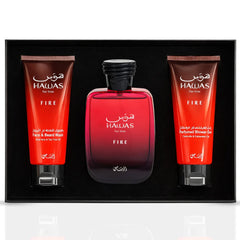 Hawas Fire 3-Piece Perfume Gift Set by Rasasi
