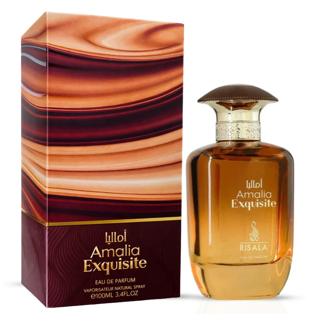 Amalia Exquisite Eau De Parfum Spray 100ml (3.4 oz) By Elite Risala - Intense Oud