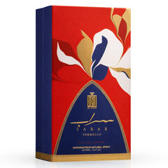 Sarab Vermello Eau De Parfum Spray 100ml (3.4 oz) By Aura Fragrances - Intense Oud