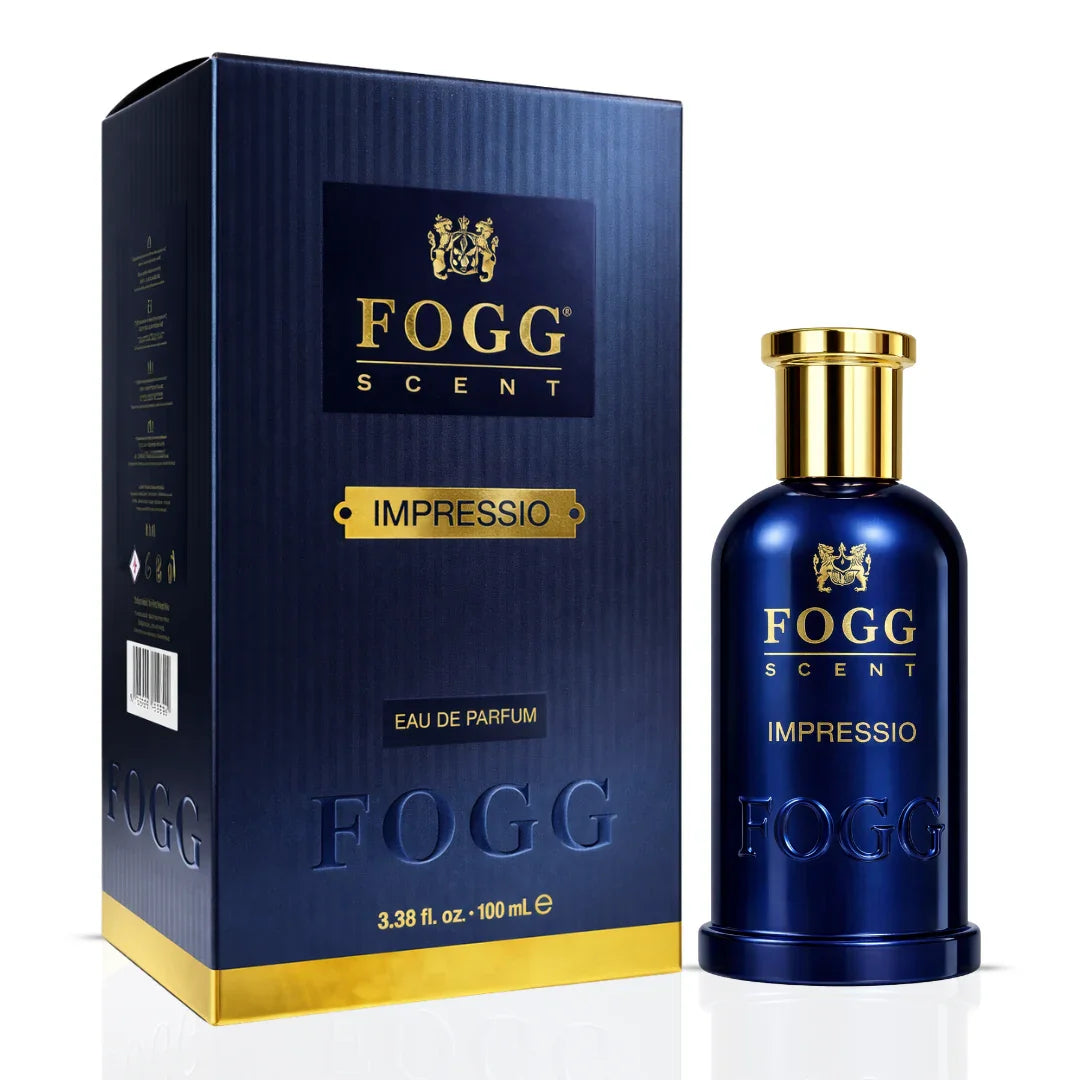 Impressio for Men Eau de Parfum Spray 100ml (3.38 oz) by Fogg - Intense Oud