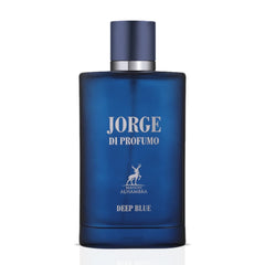 Maison Alhambra Jorge Di Profumo Deep Blue Eau de Parfum spray 100ml, elegant bottle with deep blue accents.