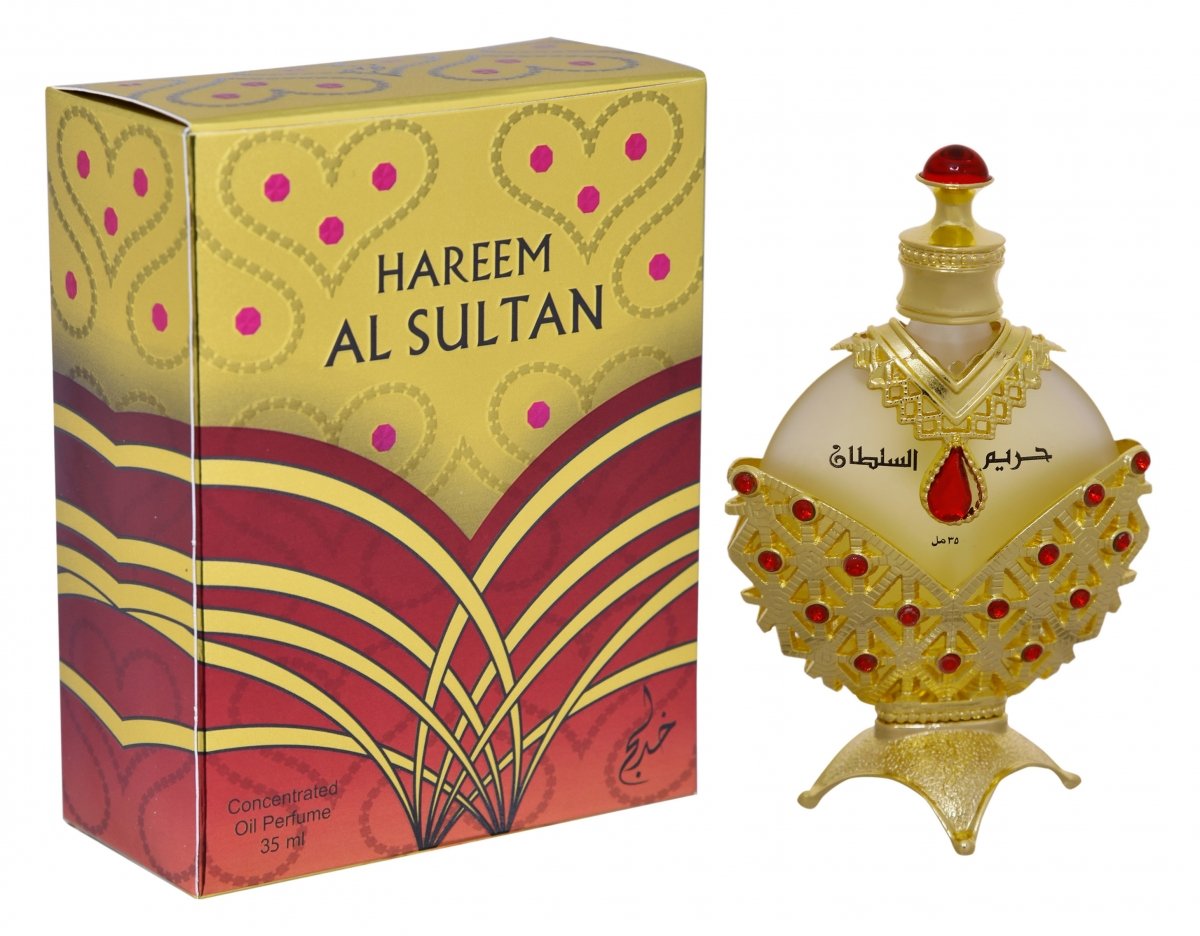 Hareem Al Sultan Gold Perfume Oil - 35 ML (1.2 oz) by Khadlaj - Intense oud