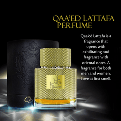 Qaa'ed EDP - 30ML (1.0 oz) by Lattafa - Intense oud