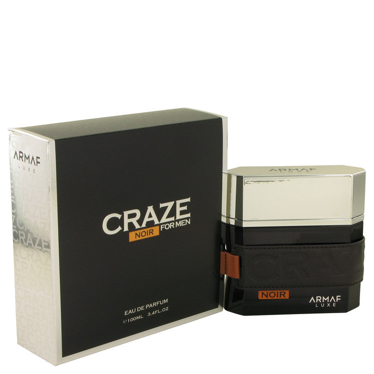 Armaf Craze Noir by Armaf Eau De Parfum Spray 3.4 oz for Men - Intense Oud
