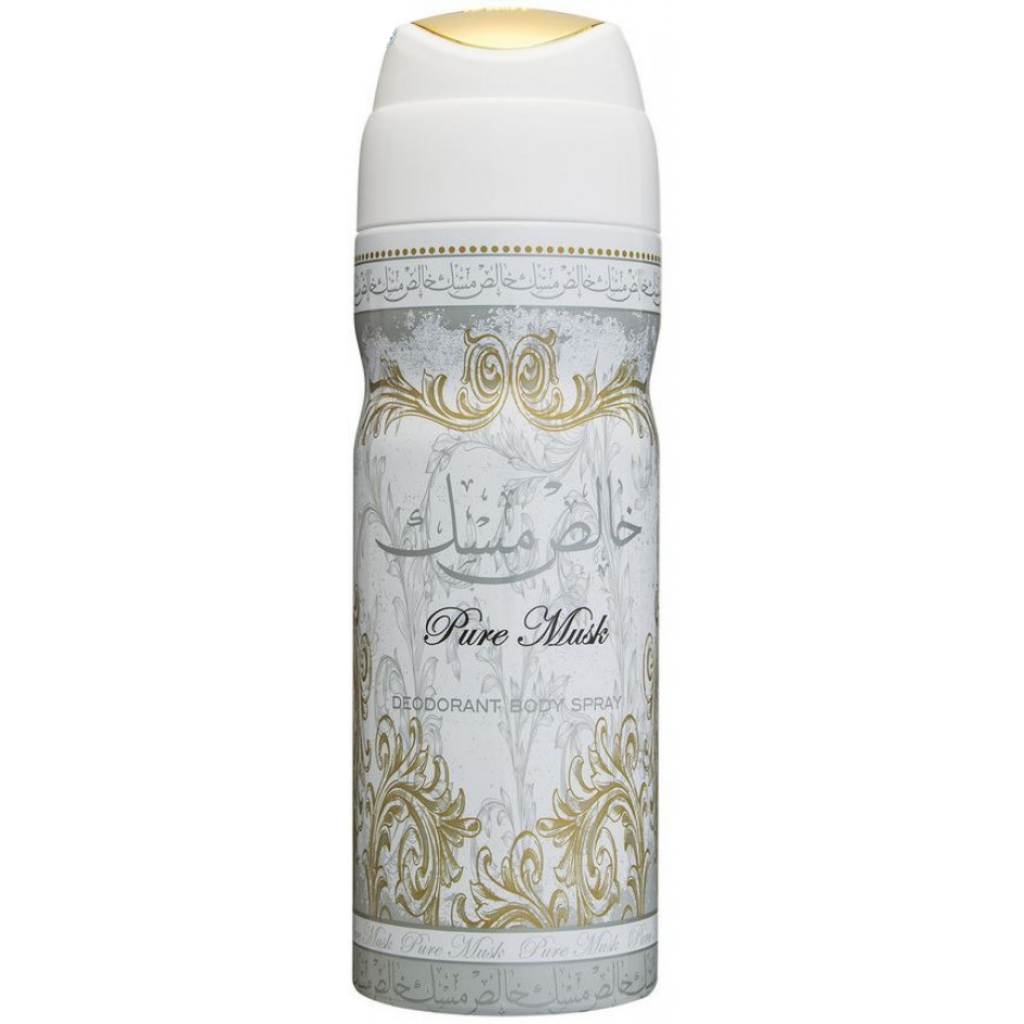 Pure Musk Deodorant - 200ML (6.7 oz) by Lattafa – Intense Oud ( Wholesale )