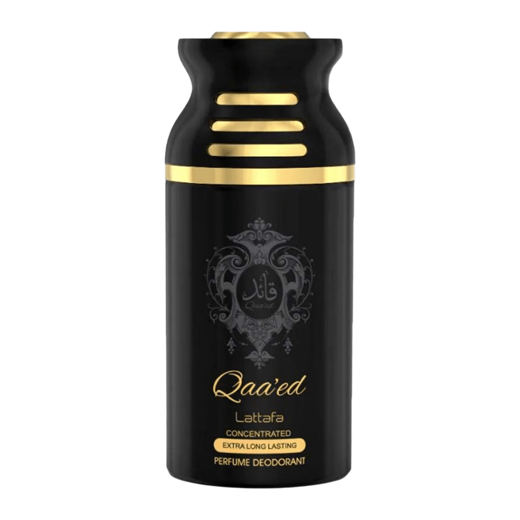 Qaa'ed Deodorant - 250ML (8.4 oz) by Lattafa - Intense oud