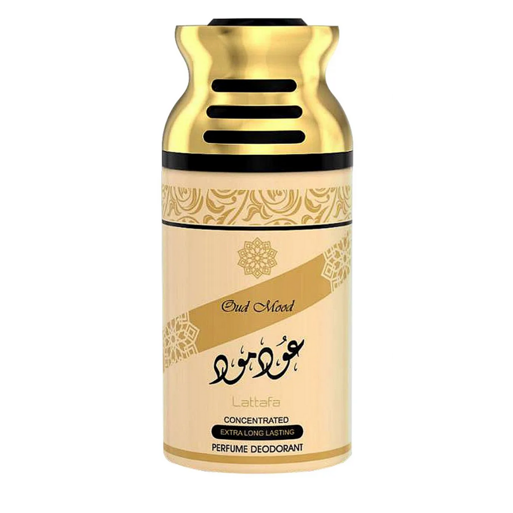 Oud Mood Deodorant - 250ML (8.4 oz) by Lattafa - Intense oud