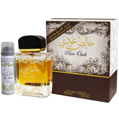 Pure Oudi EDP - 100ML (3.4oz) w/ Deo by Lattafa - Intense Oud ( Wholesale )