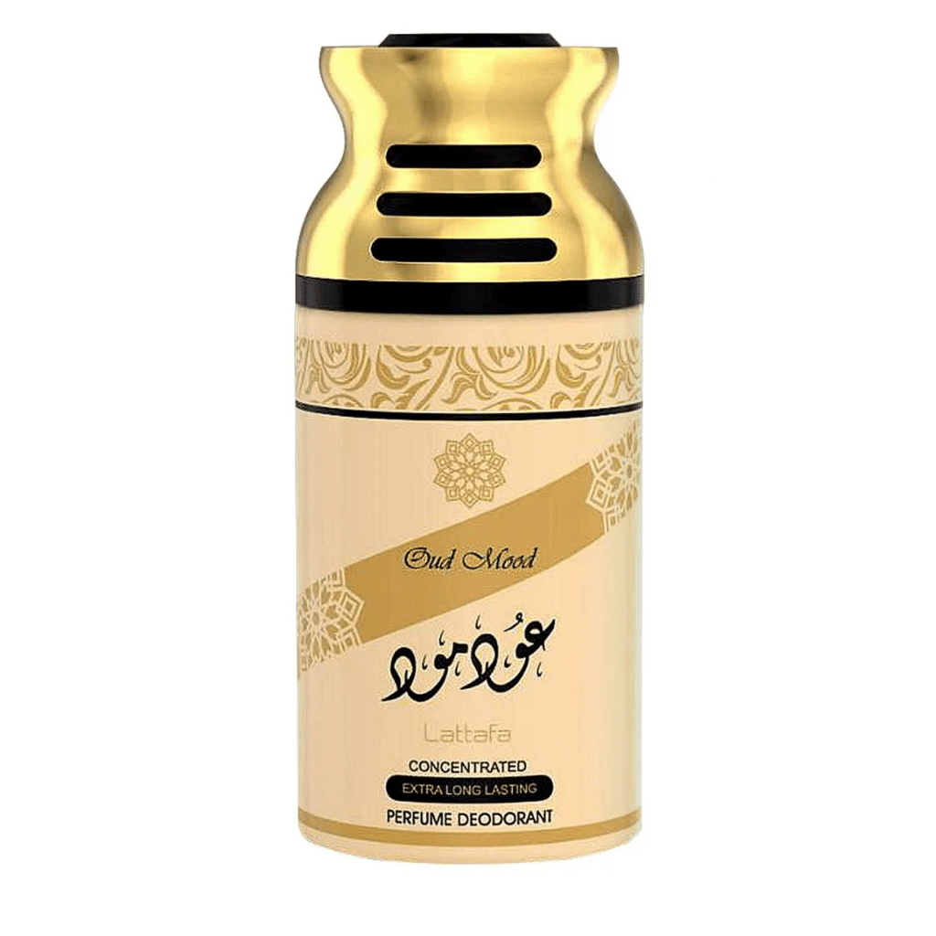 Oud Mood Deodorant - 250ML by Lattafa - Intense oud