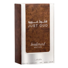 Just Oud Boulevard EDP - 100mL (3.4oz) by Lattafa - Intense oud