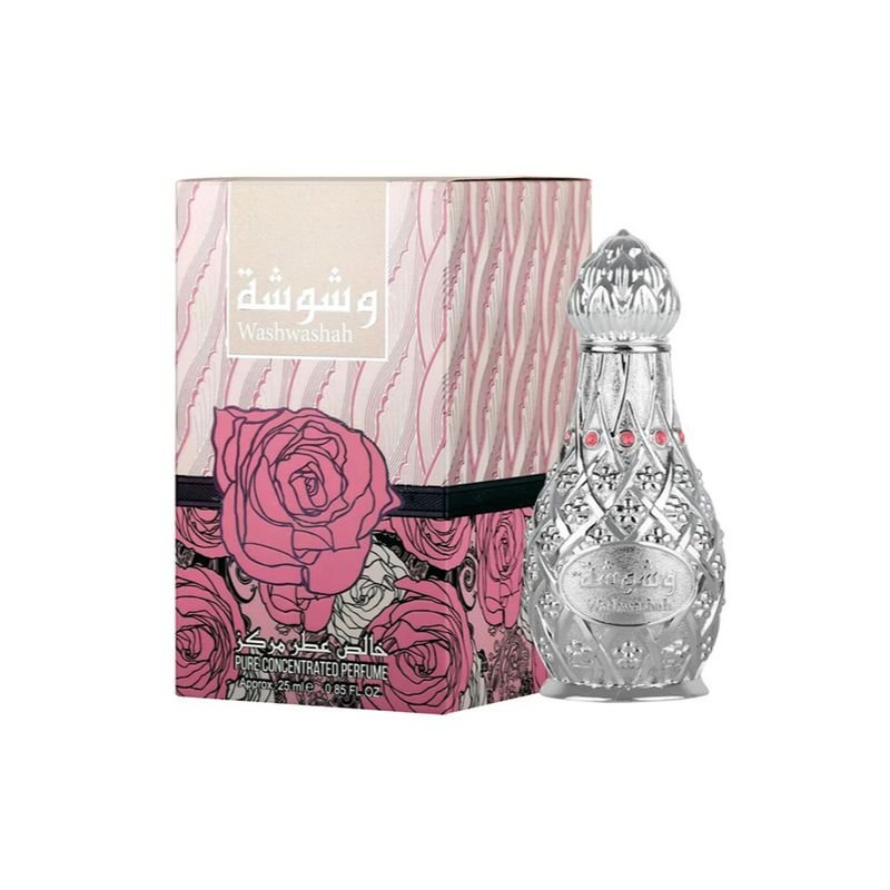 Washwashah Concentrated Perfume Oil - 25ML By Lattafa - Intense Oud