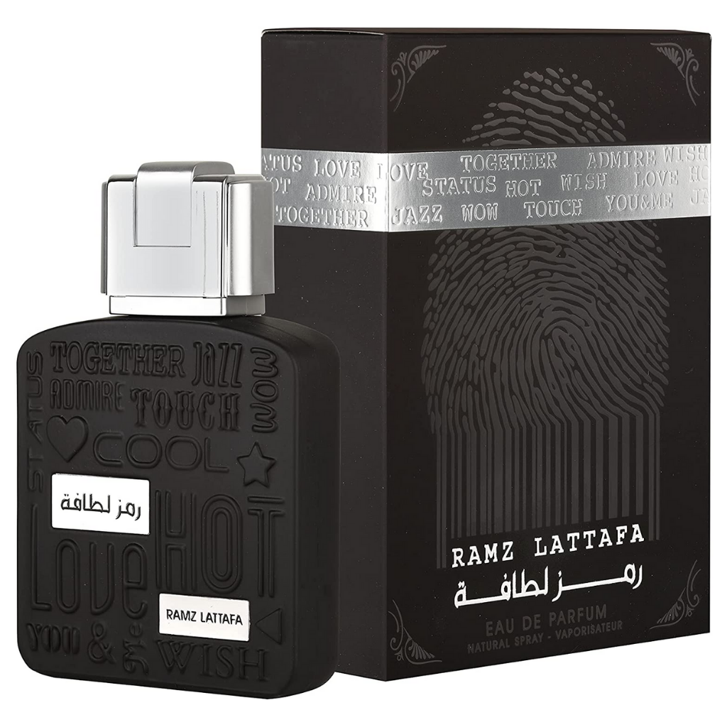 Ramz Lattafa Silver for Men EDP - 100ML (3.4oz) by Lattafa - Intense Oud ( Wholesale )