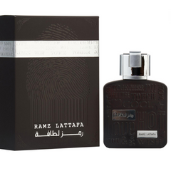 Ramz Lattafa Silver for Men EDP - 100ML (3.4oz) by Lattafa - Intense Oud ( Wholesale )