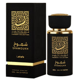 Shamoukh EDP - 30mL (1.01oz) by Lattafa - Intense Oud