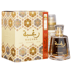 Raghba for Women EDP - 100ML (3.4oz) w/ Deo by Lattafa - Intense oud
