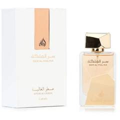 Ser Al Malika Attar Al Ghalia EDP - 100ML (3.4 oz) by Lattafa - Intense oud