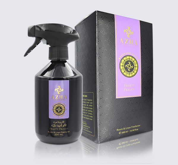 Fruity Friday Room & Linen Freshener |500ml-16.90 Oz| By Azha - Intense Oud