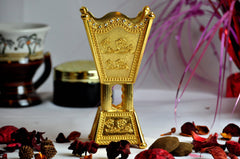 Arab Incense Bakhoor Burner - 6 inch Golden by Intense Oud - Intense oud