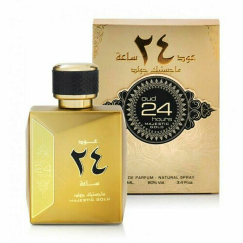 Oud 24 Hours Majestic Gold EDP - 100mL (3.4oz) by Ard Al Zaafaran - Intense Oud