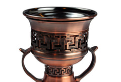 Arab Incense Bkahoor Burner Rustic - 6 inch by Intense Oud - Intense oud
