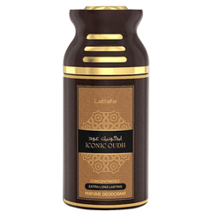 Iconic Oudh Deodorant - 250ML by Lattafa - Intense oud