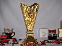 Arab Incense Bakhoor Burner - 15 inch Golden by Intense Oud - Intense oud