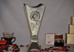 Arab Incense Bakhoor Burner - 15 inch Silver by Intense Oud - Intense oud