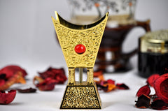 Arab Incense Bakhoor Burner - 5 inch Golden by Intense Oud - Intense oud