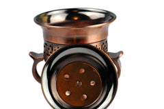 Arab Incense Bkahoor Burner Rustic - 5 inch by Intense Oud - Intense oud